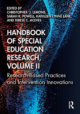 eBook (epub) Handbook of Special Education Research, Volume II de 