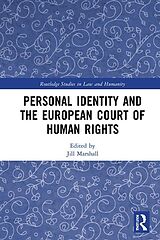 eBook (epub) Personal Identity and the European Court of Human Rights de 