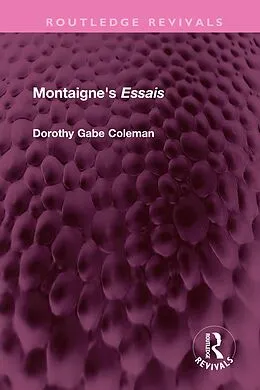 E-Book (epub) Montaigne's 'Essais' von Dorothy Gabe Coleman