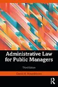 E-Book (epub) Administrative Law for Public Managers von David H. Rosenbloom
