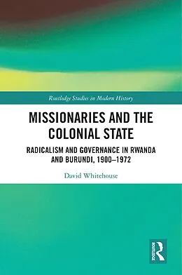 E-Book (pdf) Missionaries and the Colonial State von David Whitehouse