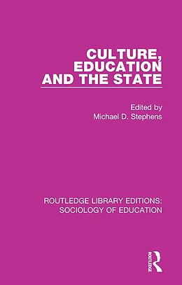 E-Book (epub) Culture, Education and the State von 