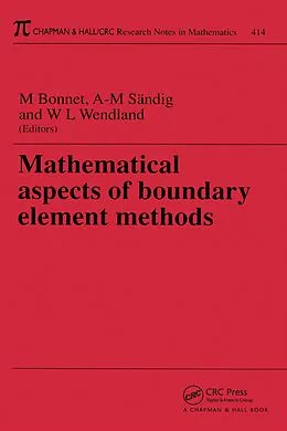E-Book (pdf) Mathematical Aspects of Boundary Element Methods von Marc Bonnet