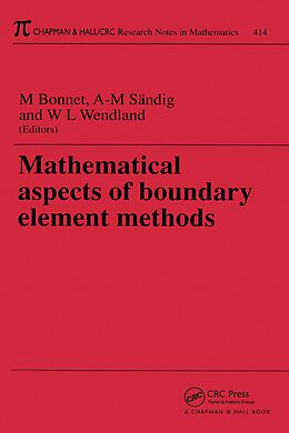 eBook (epub) Mathematical Aspects of Boundary Element Methods de Marc Bonnet