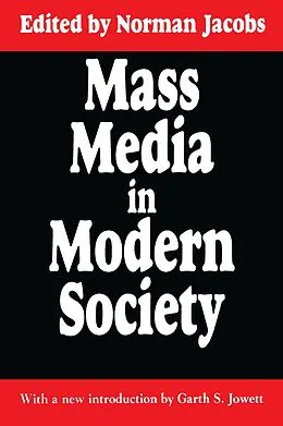 E-Book (epub) Mass Media in Modern Society von Norman Jacobs