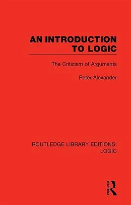 E-Book (pdf) An Introduction to Logic von Peter Alexander