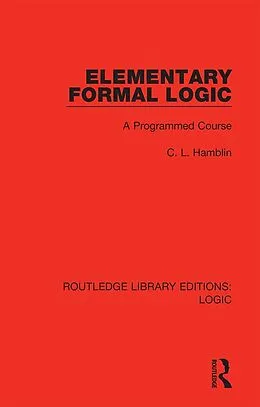 E-Book (pdf) Elementary Formal Logic von C. L. Hamblin