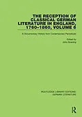 E-Book (pdf) The Reception of Classical German Literature in England, 1760-1860, Volume 6 von 