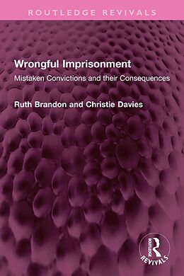 eBook (epub) Wrongful Imprisonment de Ruth Brandon, Christie Davies