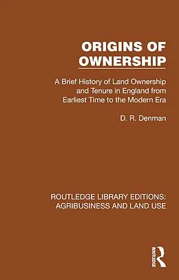 E-Book (epub) Origins of Ownership von D. R. Denman