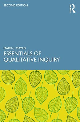 eBook (pdf) Essentials of Qualitative Inquiry de Maria J. Mayan