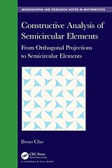 eBook (pdf) Constructive Analysis of Semicircular Elements de Ilwoo Cho