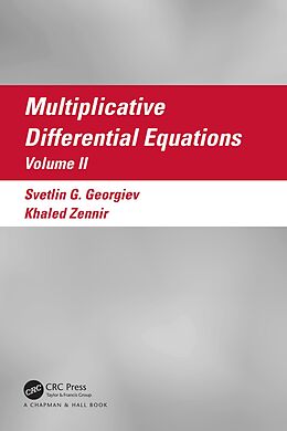 eBook (pdf) Multiplicative Differential Equations de Svetlin Georgiev, Khaled Zennir