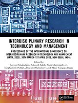 E-Book (epub) Interdisciplinary Research in Technology and Management von 