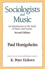 eBook (pdf) Sociologists and Music de Paul Honigsheim