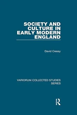 E-Book (pdf) Society and Culture in Early Modern England von David Cressy