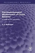 E-Book (epub) Psychophysiological Measurement of Covert Behavior von F. J. McGuigan