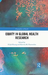 eBook (epub) Equity in Global Health Research de 