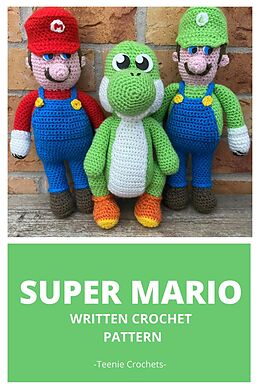 eBook (epub) Super Mario Bros - Written Crochet Pattern de Teenie Crochets