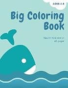 Kartonierter Einband Big coloring book with ocean animals von Ananda Store