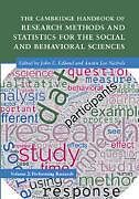 Couverture cartonnée The Cambridge Handbook of Research Methods and Statistics for the Social and Behavioral Sciences: Volume 2 de 