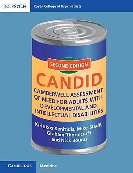 E-Book (pdf) Camberwell Assessment of Need for Adults with Developmental and Intellectual Disabilities von Kiriakos Xenitidis