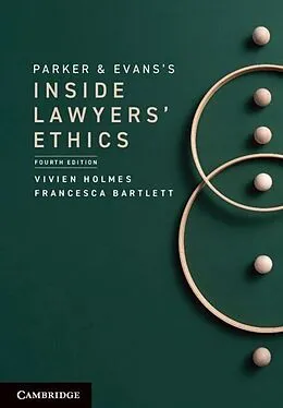 E-Book (pdf) Parker and Evans's Inside Lawyers' Ethics von Vivien Holmes, Francesca Bartlett