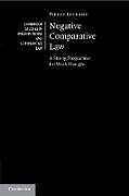 Kartonierter Einband Negative Comparative Law von Pierre Legrand