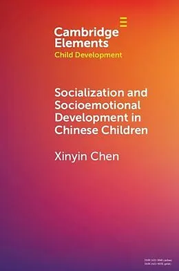 E-Book (pdf) Socialization and Socioemotional Development in Chinese Children von Xinyin Chen