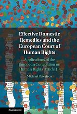 eBook (epub) Effective Domestic Remedies and the European Court of Human Rights de Michael Reiertsen