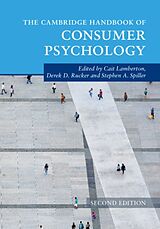 Couverture cartonnée The Cambridge Handbook of Consumer Psychology de Cait (Wharton School, University of Pen Lamberton