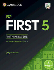 Kartonierter Einband B2 First 5 Student's Book with Answers with Audio von 