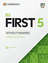 Kartonierter Einband B2 First 5 Student's Book without Answers with Audio von 