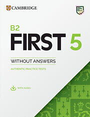 Couverture cartonnée B2 First 5 Student's Book without Answers with Audio de 