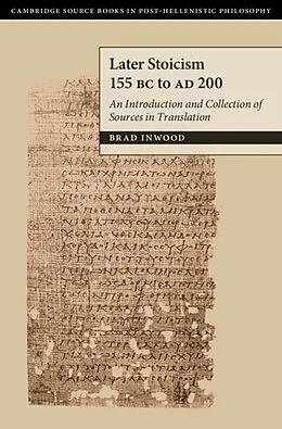 E-Book (epub) Later Stoicism 155 BC to AD 200 von Brad Inwood