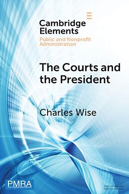 Couverture cartonnée The Courts and the President de Charles Wise