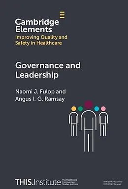 E-Book (epub) Governance and Leadership von Naomi J. Fulop, Angus I. G. Ramsay
