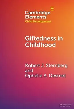 E-Book (epub) Giftedness in Childhood von Robert J. Sternberg, Ophelie A. Desmet