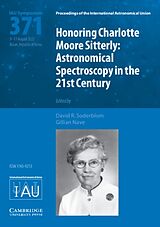 Livre Relié Honoring Charlotte Moore Sitterly (Iau S371) de David R. (Space Telescope Science Insti Soderblom