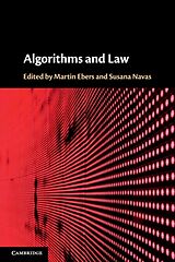 Couverture cartonnée Algorithms and Law de Martin Navas, Susana Ebers