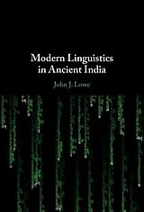 eBook (epub) Modern Linguistics in Ancient India de John J. Lowe