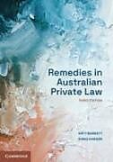 Couverture cartonnée Remedies in Australian Private Law de Katy Barnett, Sirko Harder