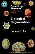 Couverture cartonnée Biological Organization de Leonardo Bich