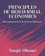 Couverture cartonnée Principles of Behavioral Economics de Dhami Sanjit