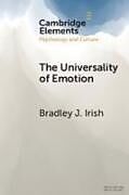 Couverture cartonnée The Universality of Emotion de Bradley J. Irish