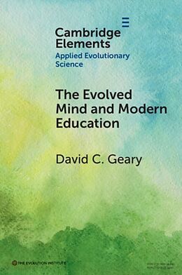 Couverture cartonnée The Evolved Mind and Modern Education de David C. Geary