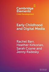 Livre Relié Early Childhood and Digital Media de Rachel Barr, Heather Kirkorian, Sarah Coyne