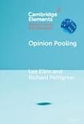 Livre Relié Opinion Pooling de Lee Elkin, Richard Pettigrew