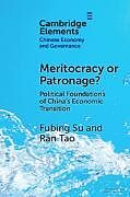 Couverture cartonnée Meritocracy or Patronage? de Fubing Su, Ran Tao