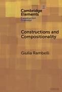 Livre Relié Constructions and Compositionality de Giulia Rambelli